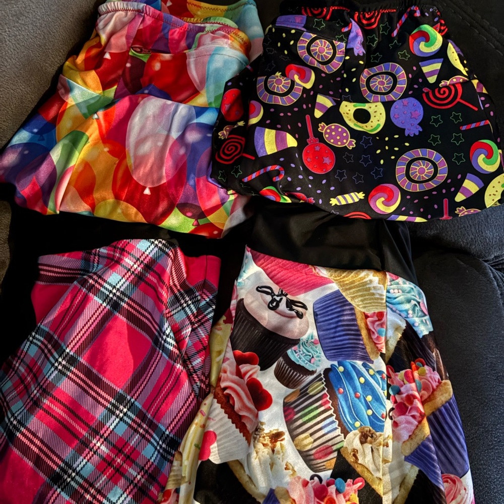 Colorful Patterned Skirts Set